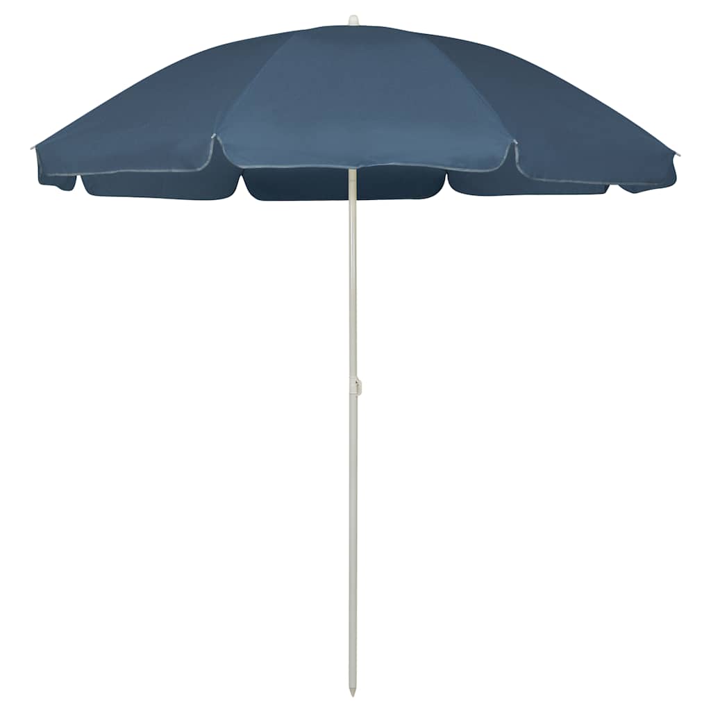 vidaXL Beach Parasol Blue 240 cm