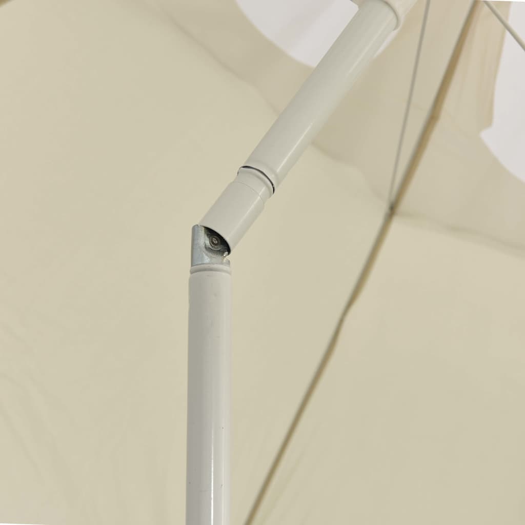 vidaXL Beach Parasol | Sand Yellow | Polyester | 300 cm | Tiltable