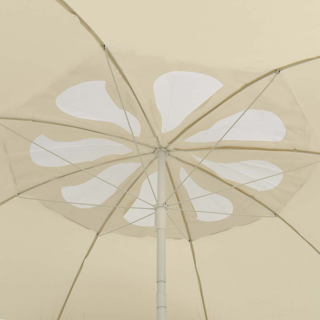 vidaXL Beach Parasol | Sand Yellow | Polyester | 300 cm | Tiltable