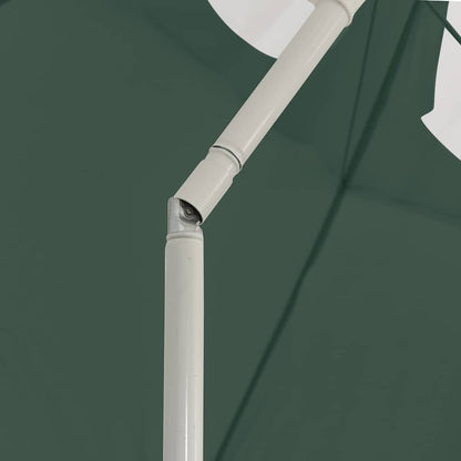 vidaXL Beach Parasol | Green | Polyester | 300 cm | Tiltable | Beach Parasol