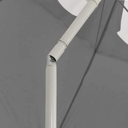 314718 vidaXL Beach Parasol Anthracite 300 cm