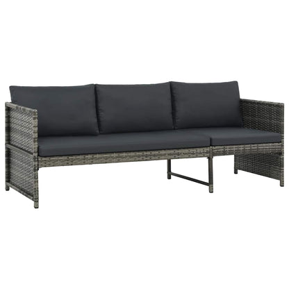 vidaXL Garden Lounge Set | Grey | PE rattan | Large |  Modular