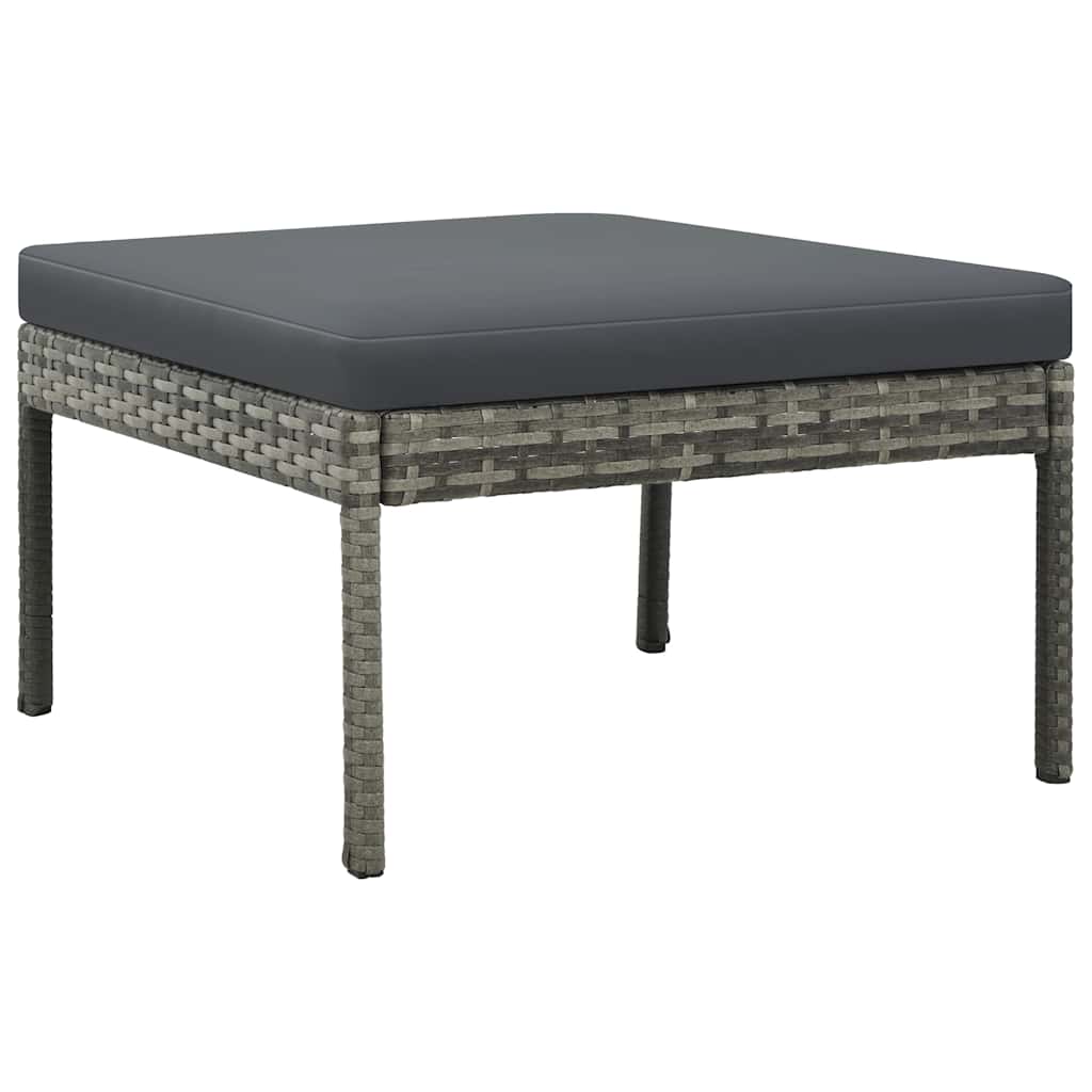 vidaXL Garden Lounge Set | Grey | PE rattan | Large |  Modular
