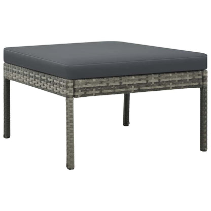 vidaXL Garden Lounge Set | Grey | PE rattan | Large |  Modular