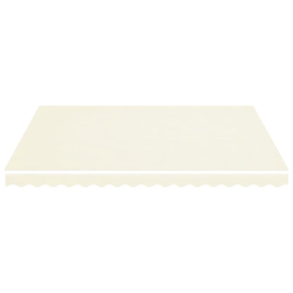 vidaXL Replacement Fabric for Awning Cream 4x3.5 m