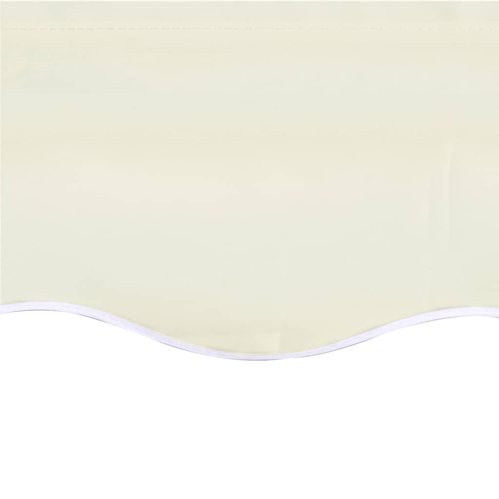 vidaXL Replacement Fabric for Awning Cream 4x3.5 m