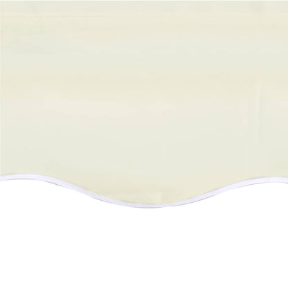 vidaXL Replacement Fabric for Awning Cream 4x3.5 m