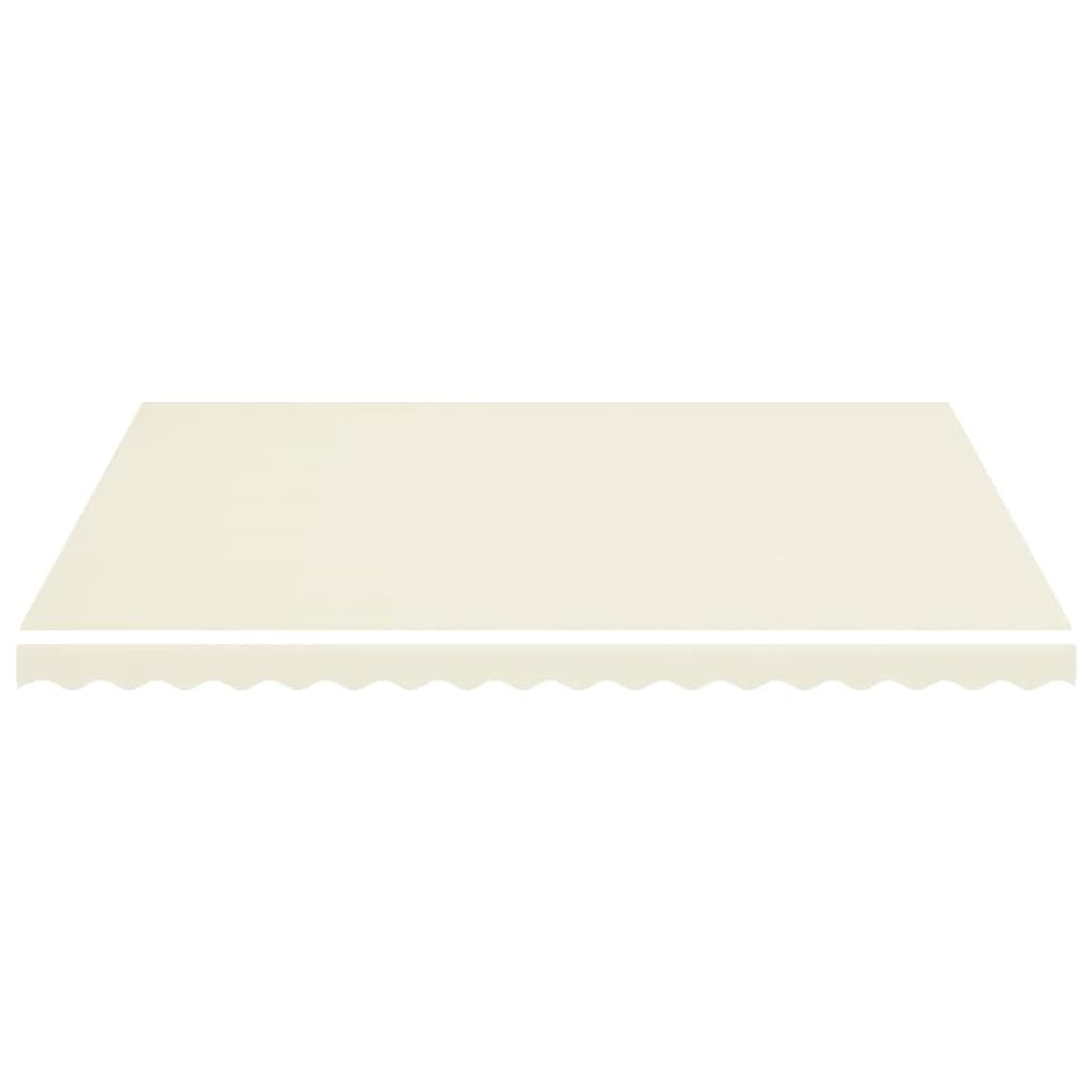 vidaXL Replacement Fabric for Awning Cream 4.5x3.5 m