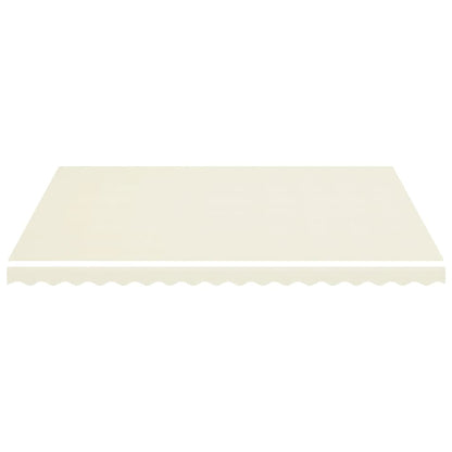 vidaXL Replacement Fabric for Awning Cream 4.5x3.5 m