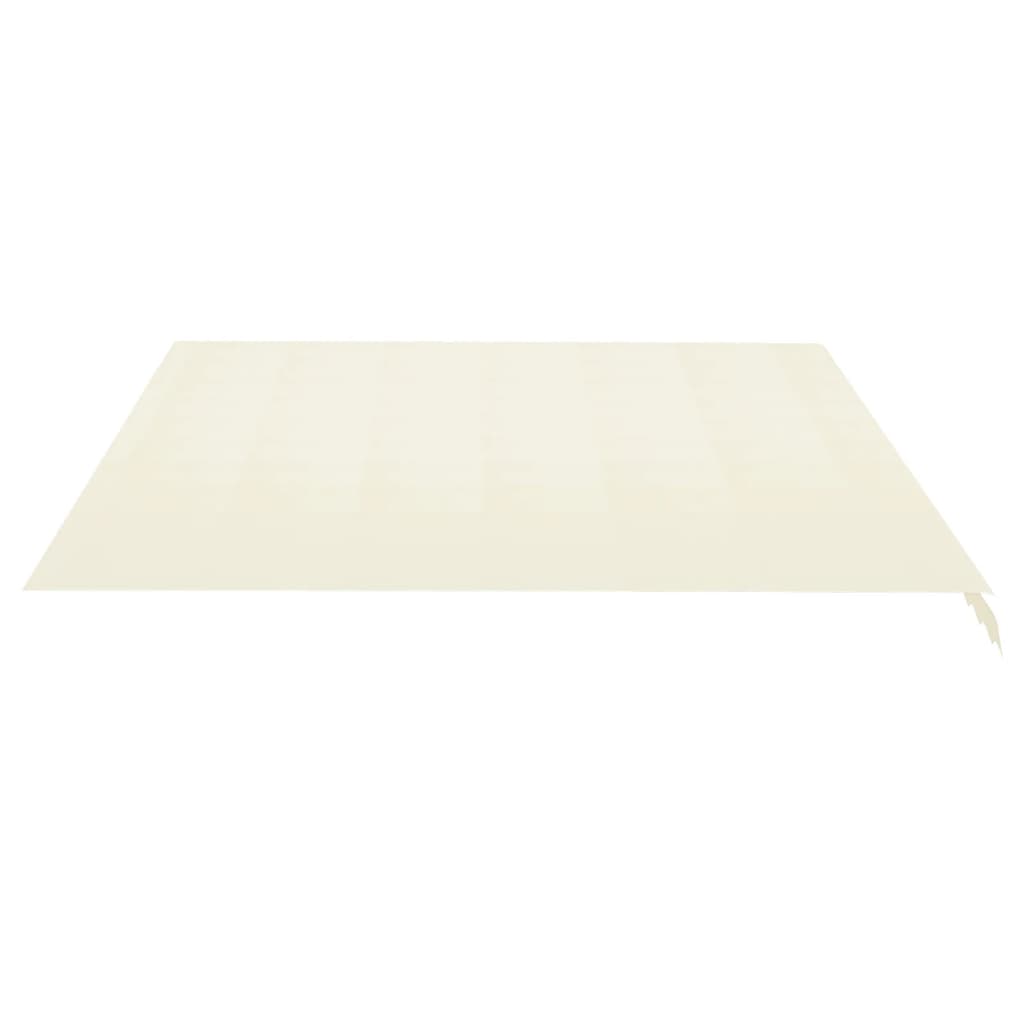 vidaXL Replacement Fabric for Awning Cream 4.5x3.5 m