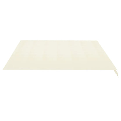vidaXL Replacement Fabric for Awning Cream 4.5x3.5 m