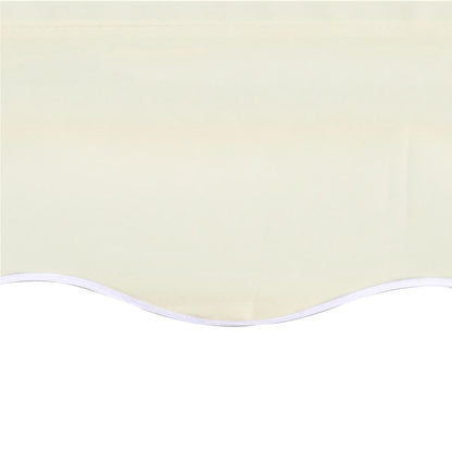 vidaXL Replacement Fabric for Awning Cream 4.5x3.5 m