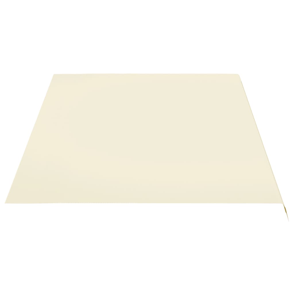vidaXL Awning Replacement Fabric Cream 5x3.5 m Polyester