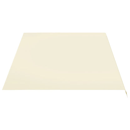 vidaXL Awning Replacement Fabric Cream 5x3.5 m Polyester