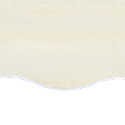 vidaXL Replacement Fabric for Awning Cream 6x3.5 m