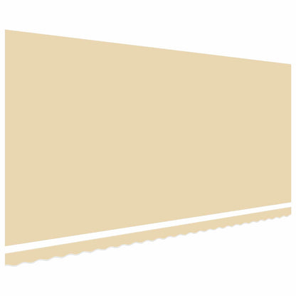 vidaXL Awning Replacement Fabric Cream 600x350 cm Polyester
