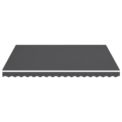 vidaXL Replacement Fabric for Awning Anthracite 4.5x3.5 m