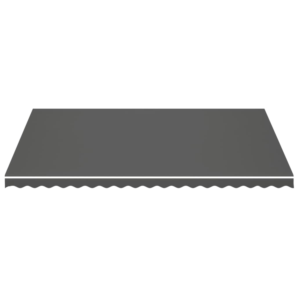 vidaXL Replacement Fabric for Awning Anthracite 5x3.5 m