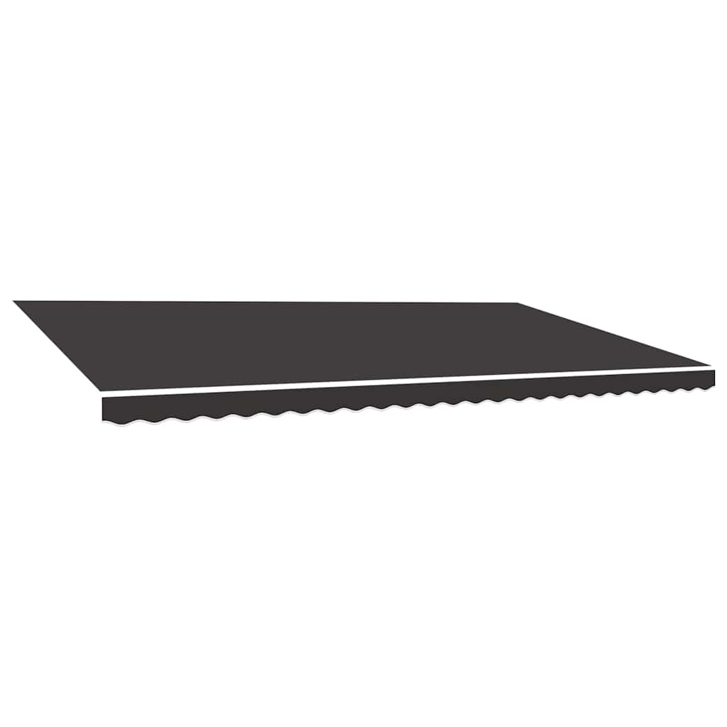 vidaXL Awning Replacement Fabric Anthracite 600x350 cm Polyester