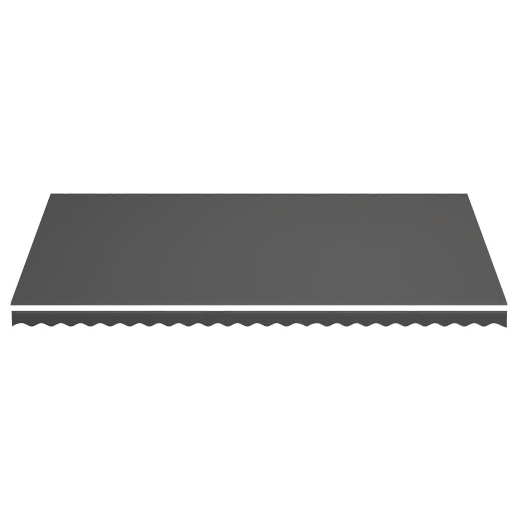 vidaXL Replacement Fabric for Awning Anthracite 6x3.5 m