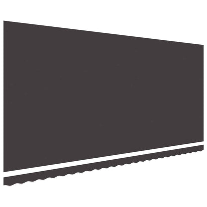 vidaXL Awning Replacement Fabric Anthracite 600x350 cm Polyester