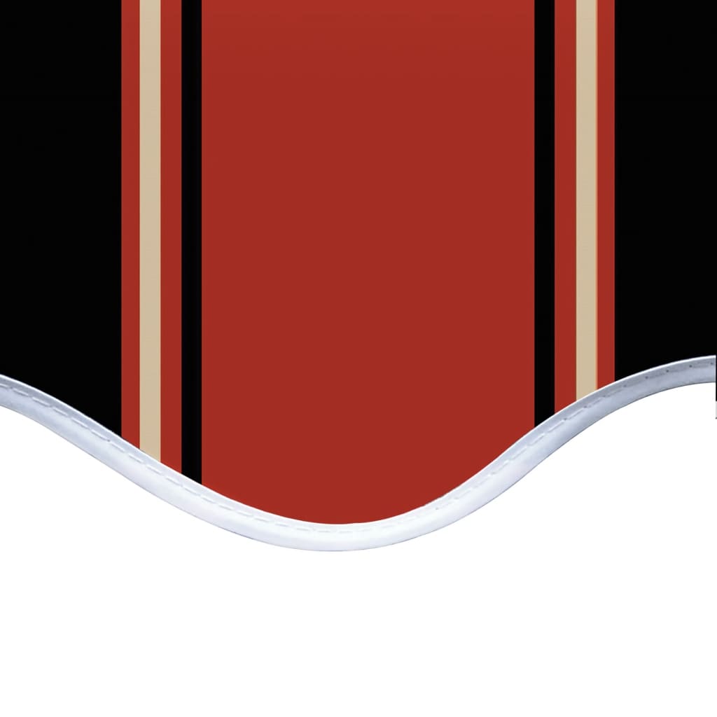 311958 vidaXL Replacement Fabric for Awning Orange and Brown 4x3,5 m