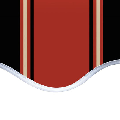 311958 vidaXL Replacement Fabric for Awning Orange and Brown 4x3,5 m