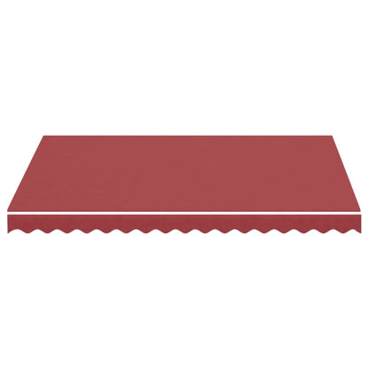 311965 vidaXL Replacement Fabric for Awning Burgundy Red 3x2,5 m