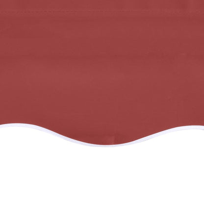 vidaXL Replacement Fabric for Awning Burgundy Red 3x2.5 m