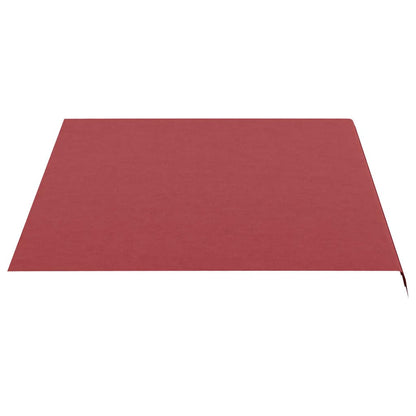 vidaXL Replacement Fabric for Awning Burgundy Red 4x3 m