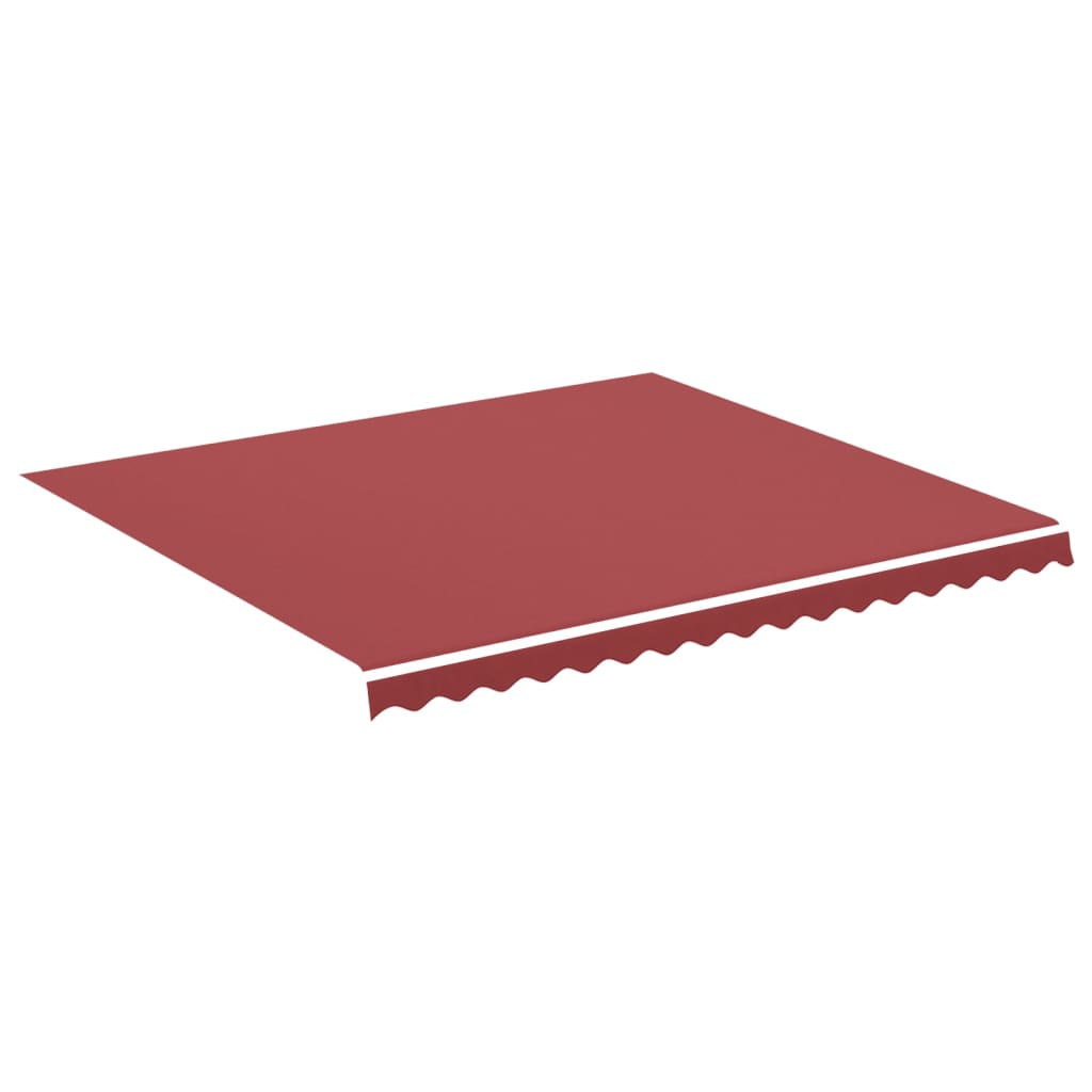 vidaXL Awning Replacement Fabric Burgundy Red 4x3.5 m Polyester