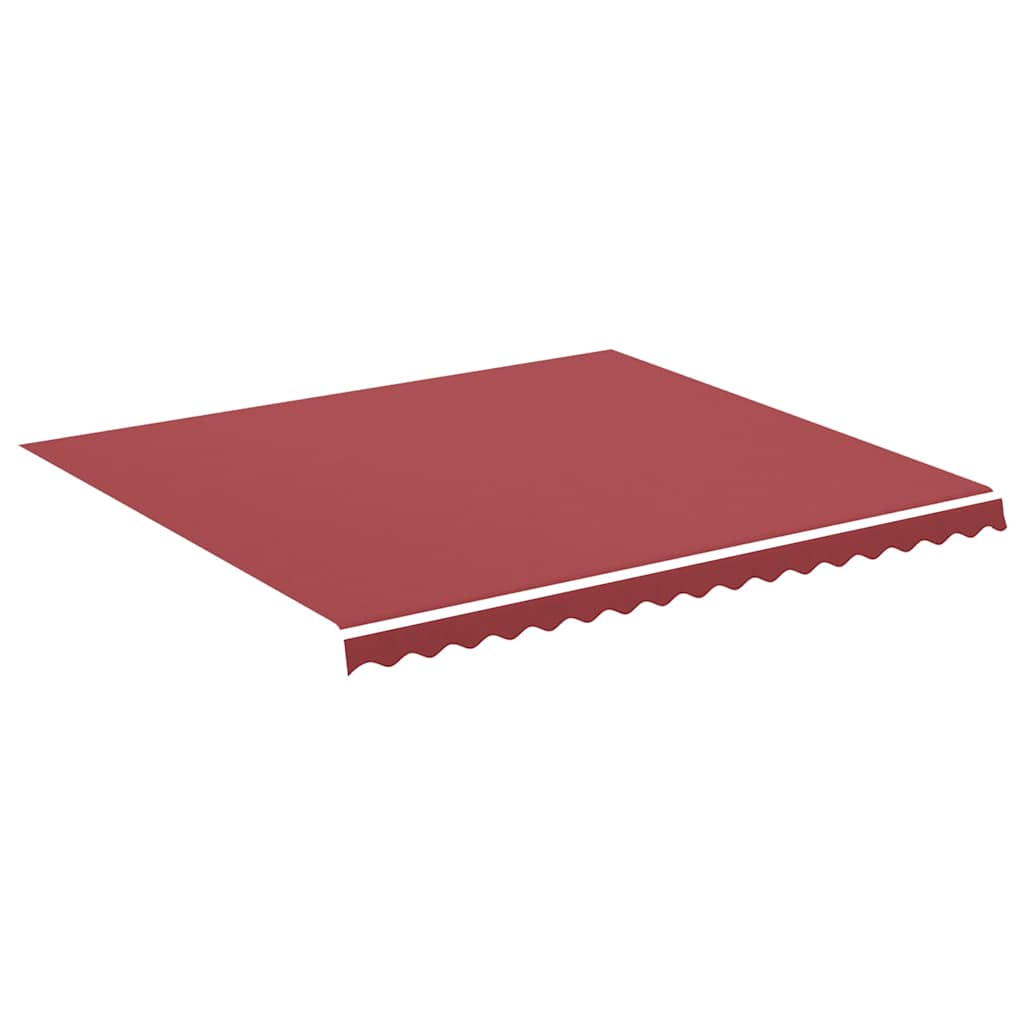 vidaXL Awning Replacement Fabric Burgundy Red 400x350 cm Polyester