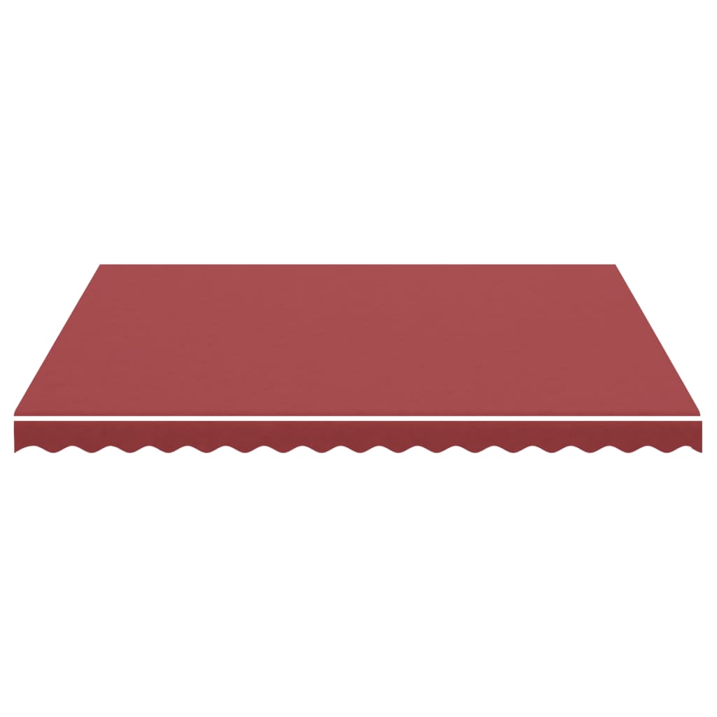 vidaXL Awning Replacement Fabric Burgundy Red 4x3.5 m Polyester