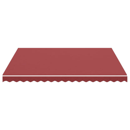 vidaXL Awning Replacement Fabric Burgundy Red 4x3.5 m Polyester