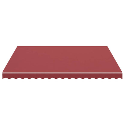 vidaXL Awning Replacement Fabric Burgundy Red 400x350 cm Polyester