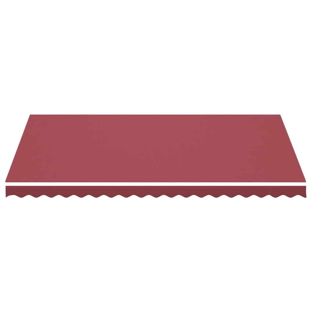 vidaXL Awning Replacement Fabric Burgundy Red 4.5x3 m Polyester