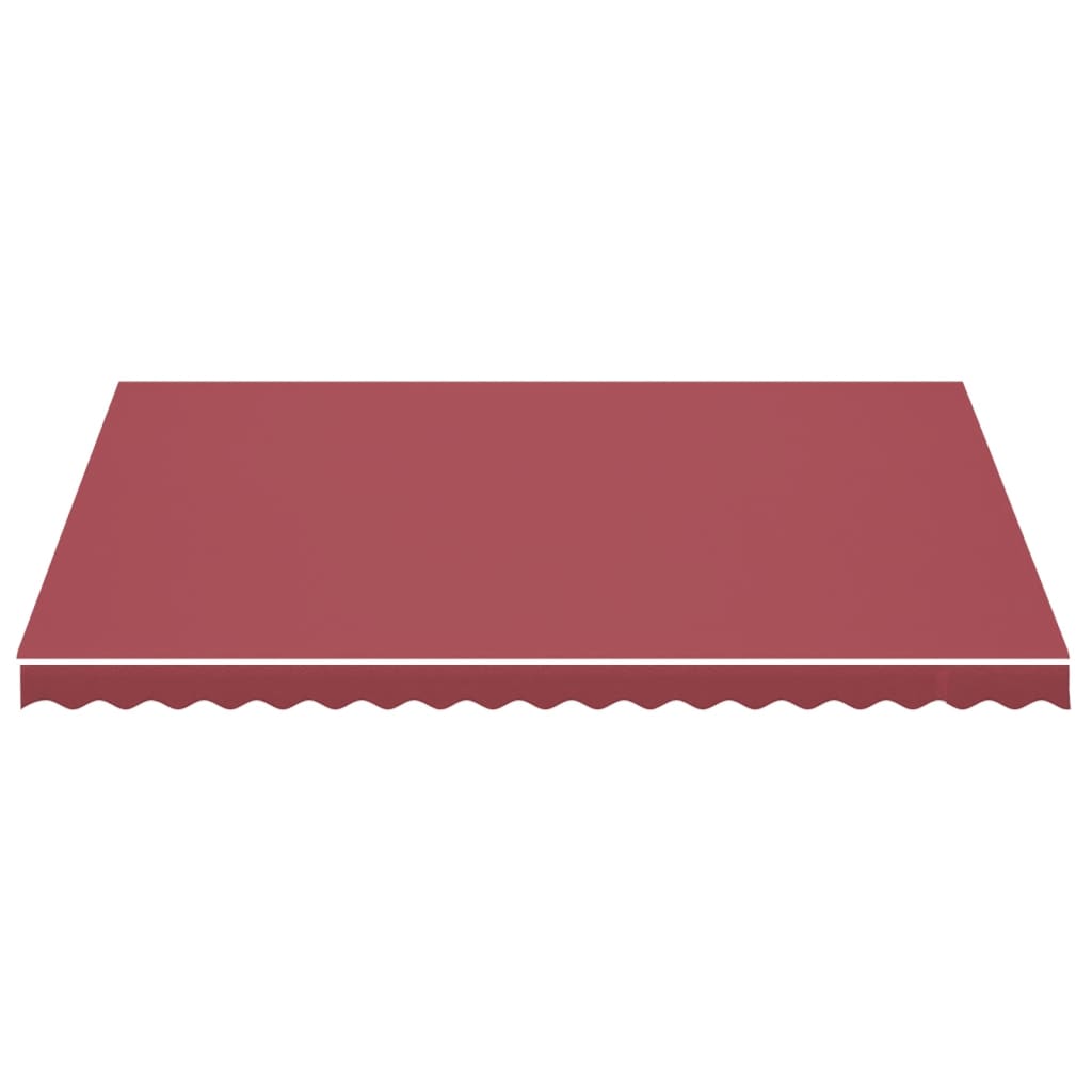 vidaXL Awning Replacement Fabric Burgundy Red 4.5x3.5 m Polyester