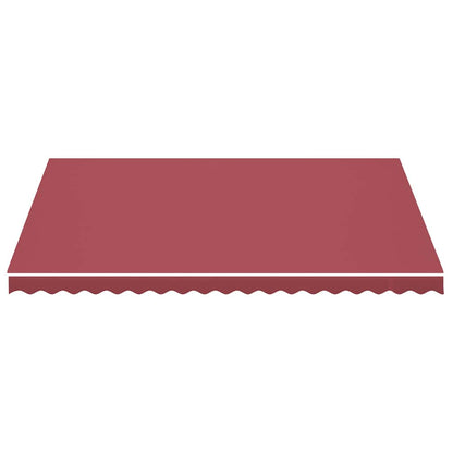 vidaXL Awning Replacement Fabric Burgundy Red 450x350 cm Polyester