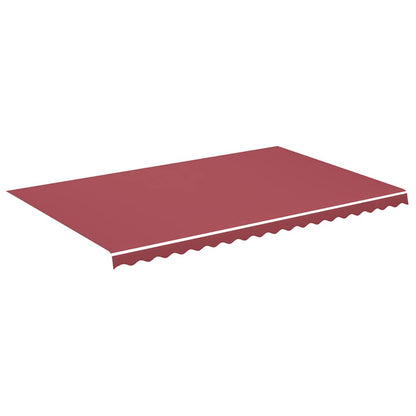 vidaXL Awning Replacement Fabric Burgundy Red 500x300 cm Polyester