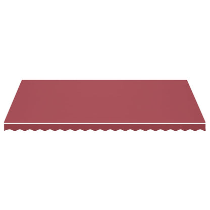 vidaXL Awning Replacement Fabric Burgundy Red 5x3 m Polyester