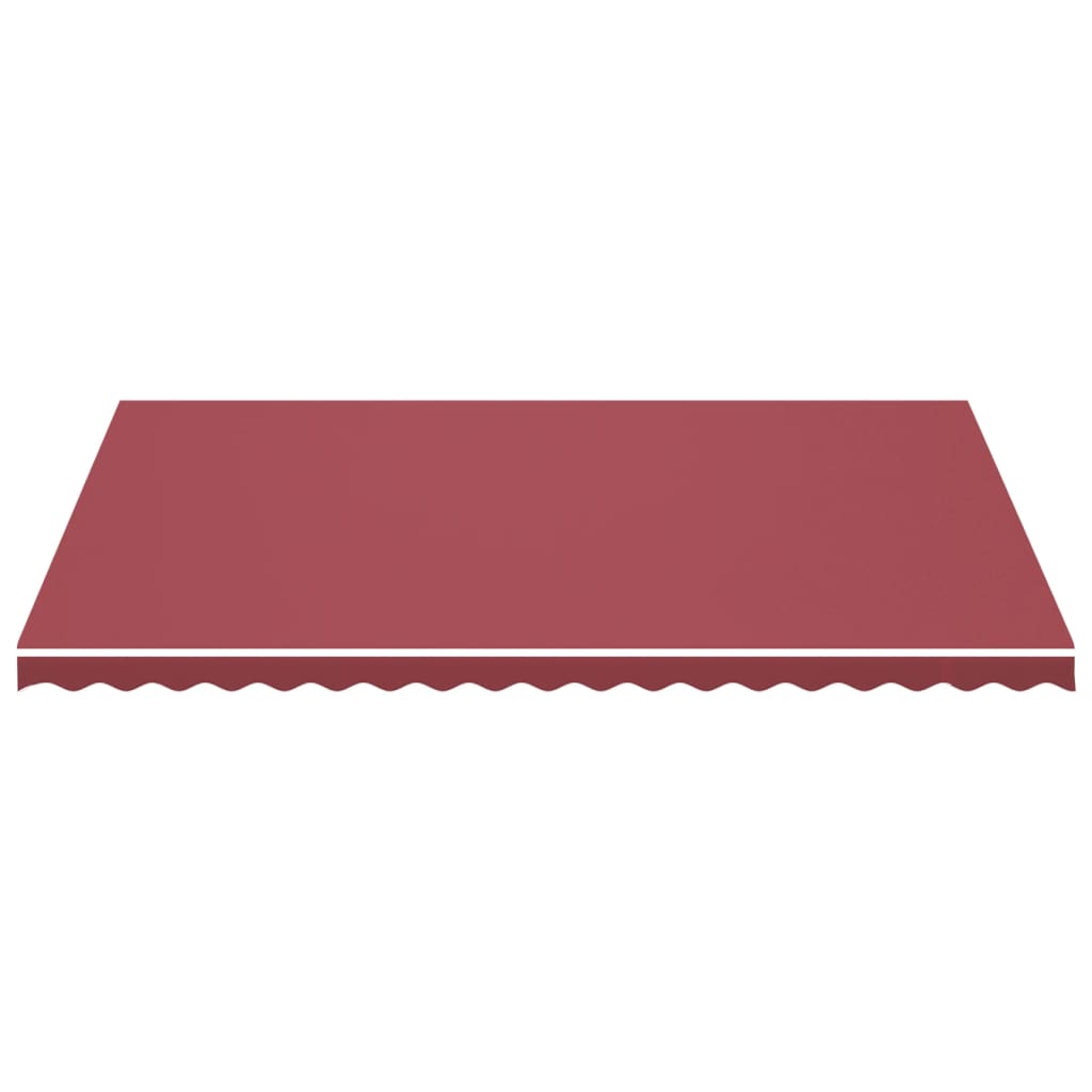vidaXL Awning Replacement Fabric Burgundy Red 5x3.5 m Polyester