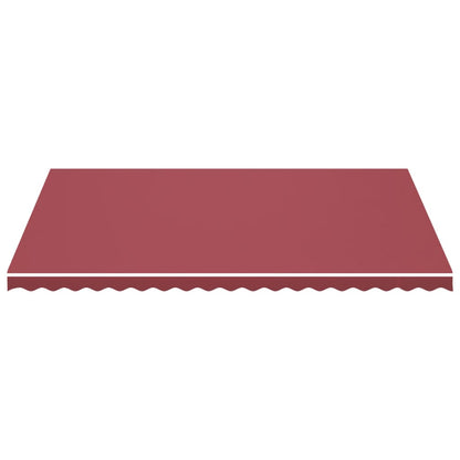 vidaXL Awning Replacement Fabric Burgundy Red 5x3.5 m Polyester