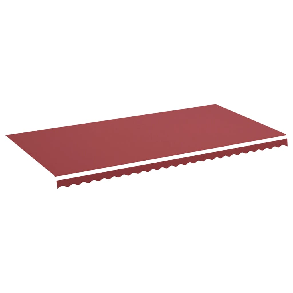 vidaXL Awning Replacement Fabric Burgundy Red 6x3 m Polyester