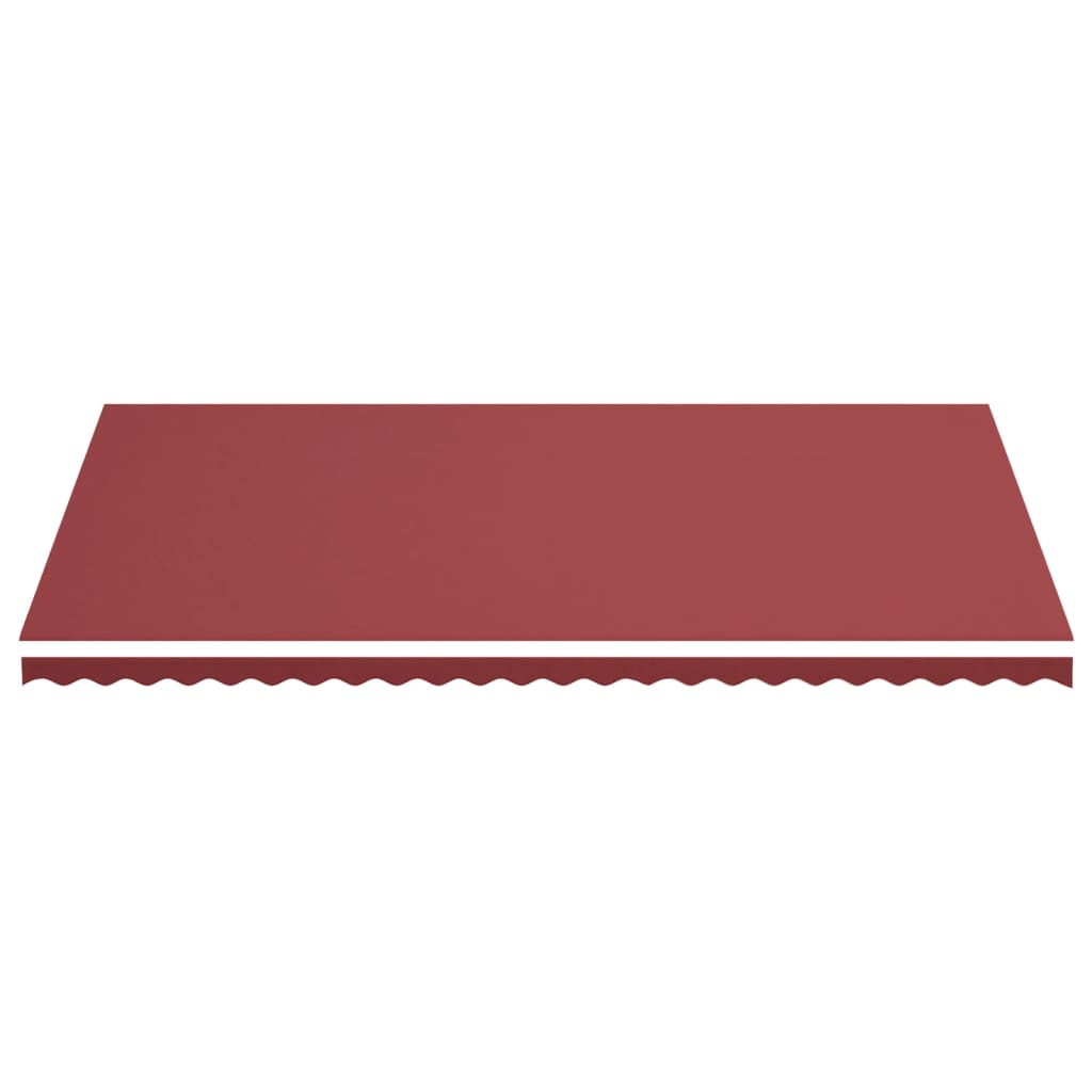 vidaXL Awning Replacement Fabric Burgundy Red 6x3.5 m Polyester