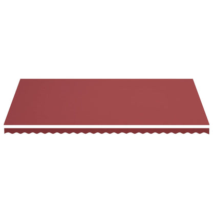 vidaXL Awning Replacement Fabric Burgundy Red 6x3.5 m Polyester