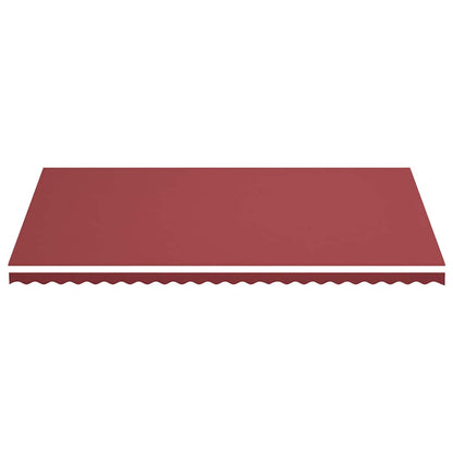 vidaXL Awning Replacement Fabric Burgundy Red 600x350 cm Polyester