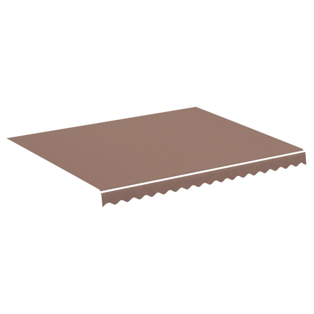 vidaXL Awning Replacement Fabric Brown 3x2.5 m Polyester