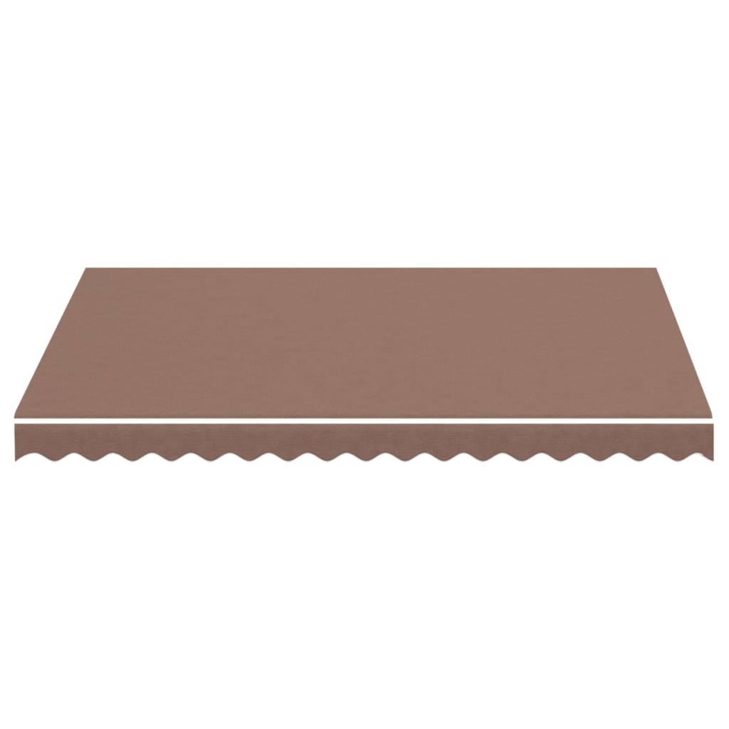 vidaXL Awning Replacement Fabric Brown 3x2.5 m Polyester