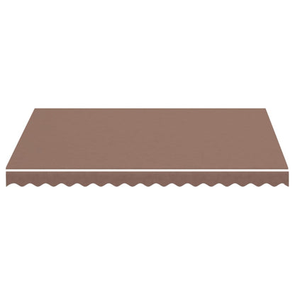 vidaXL Awning Replacement Fabric Brown 3x2.5 m Polyester