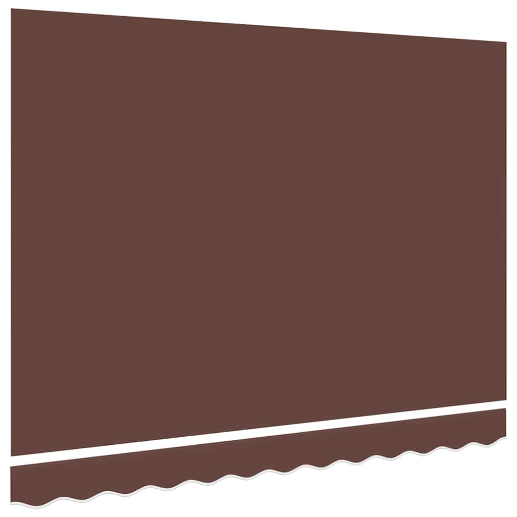 vidaXL Awning Replacement Fabric Brown 350x250 cm Polyester